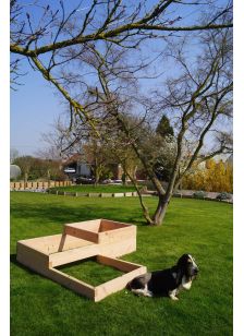 carré fantastik - ELFIK, large carré potager écoresponsable en bois. Fabriqué en France.