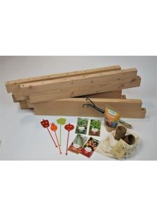 Mon Pack Viva Italia et Carré Potager BASIK, carré potager écoresponsable en bois. Fabriqué en France.